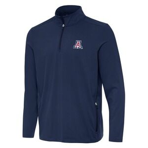 Mens Arizona Wildcats Navy Blue Antigua Perilous Qtr Zip PulloverXL $99 Retail